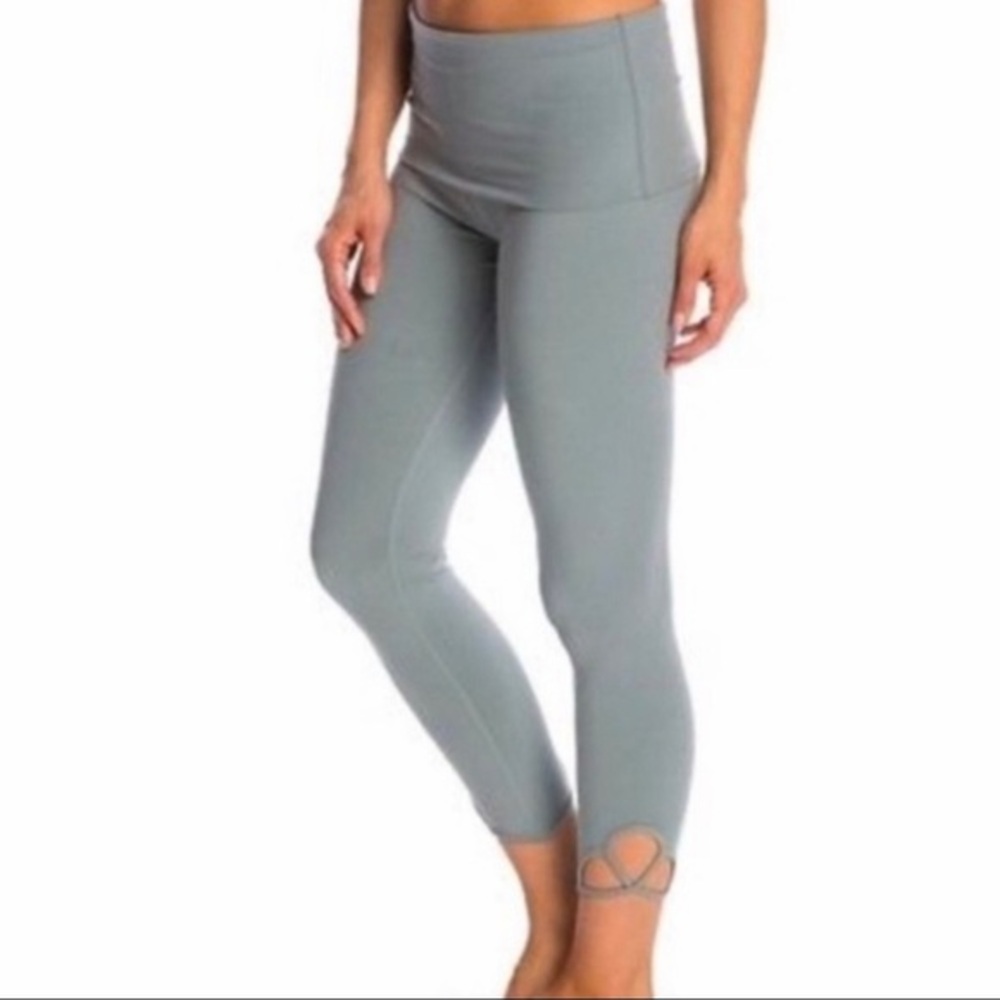 Free‎ People Movement XS Sage Moonshadow Rolldown Leggings Athleisure Activewear